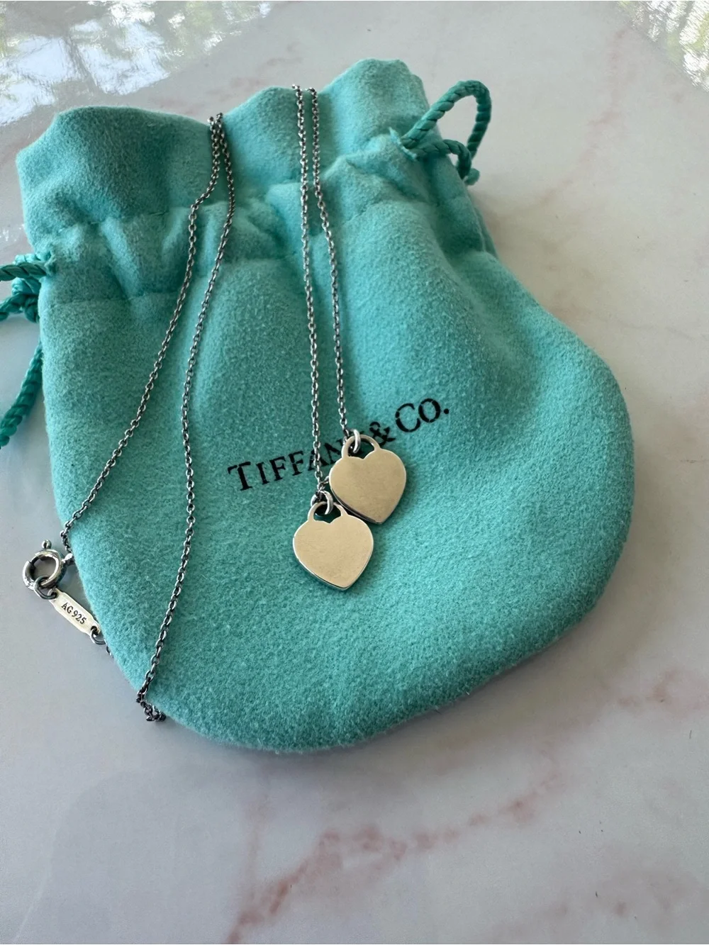Tiffany & Co. mini hearts necklace - Picture 2 of 3